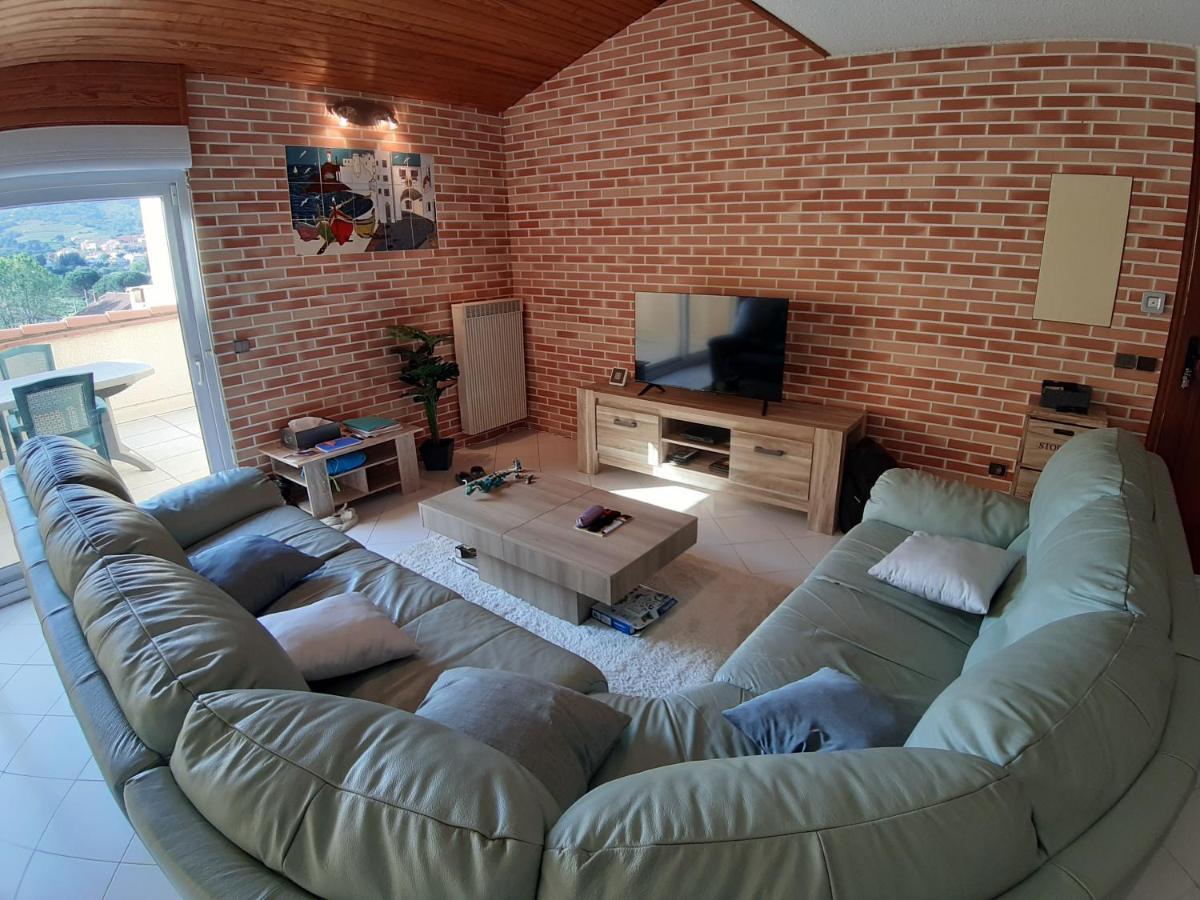 Superbe Appartement De 94M2 Avec Vue Sur Le Fort St Elme Collioure Bagian luar foto